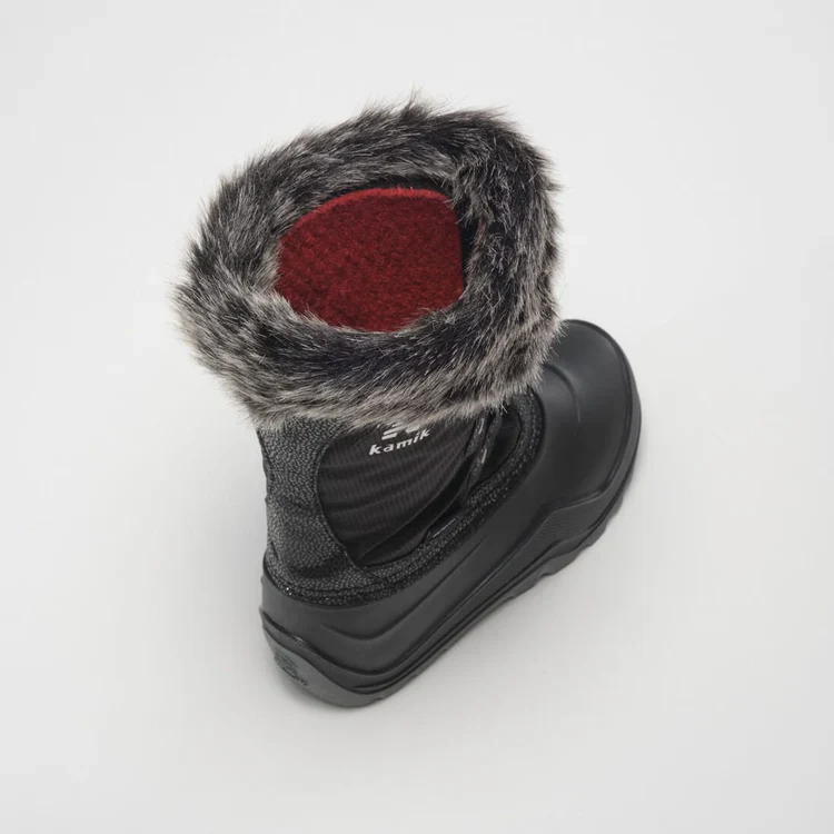 BOTTES HIVER ENFANT, POWDERY 3 NOIR (1 À 6) – Image 2