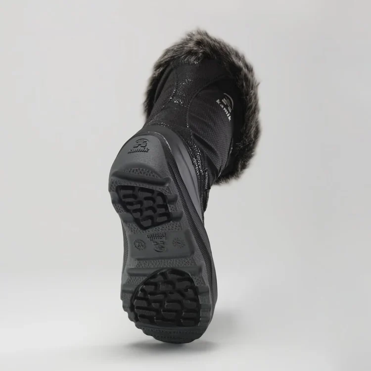 BOTTES HIVER ENFANT, POWDERY 3 NOIR (1 À 6) – Image 3