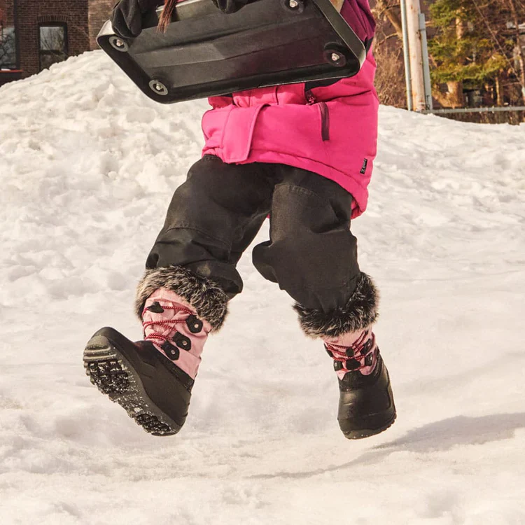 BOTTES HIVER ENFANT, POWDERY 3 NOIR (10 À 13) – Image 8