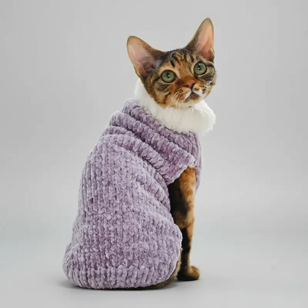 Pull Col Roulé Confortable Pour Chat – Image 4