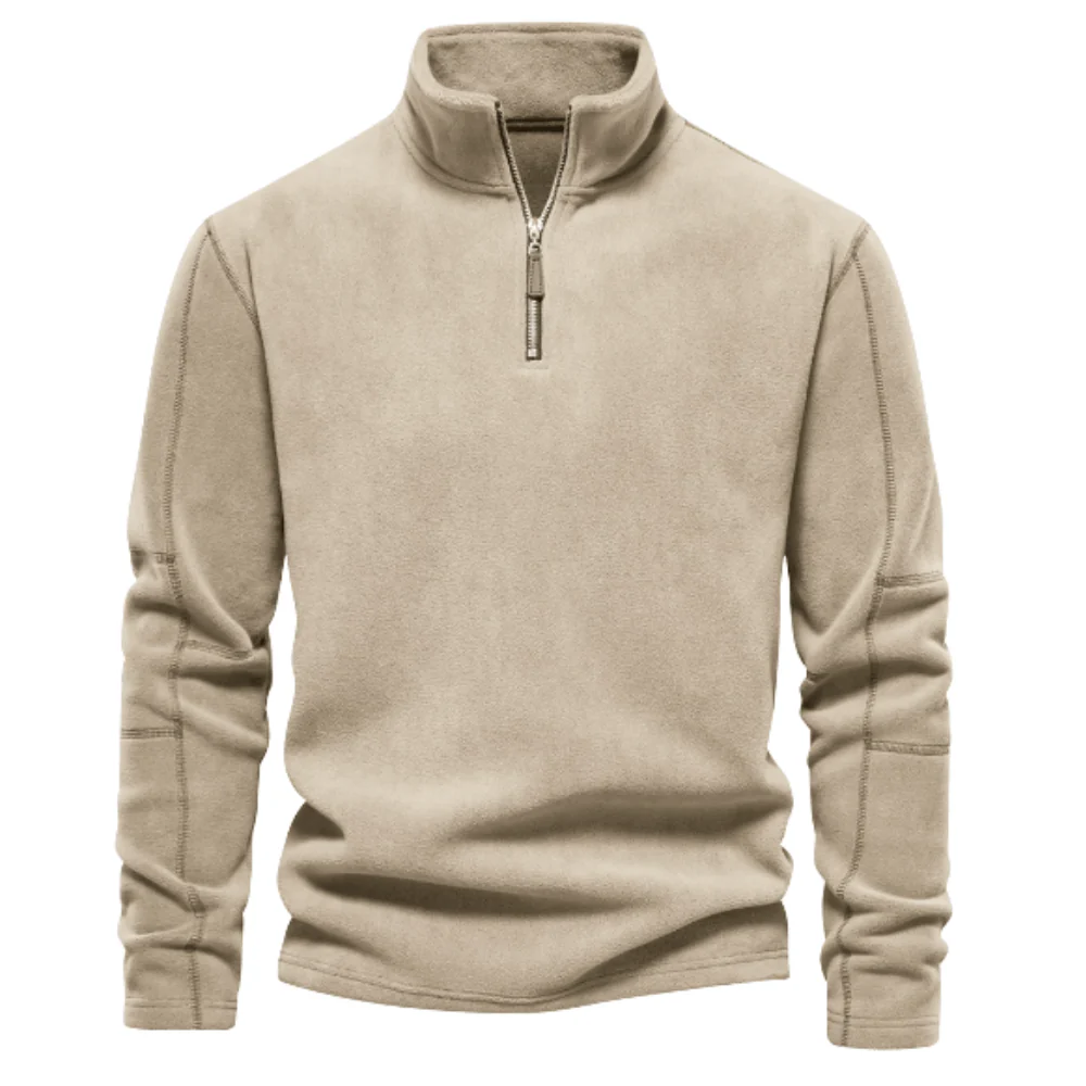 Pull polaire demi-zip léger pour homme | Montelac – Image 2
