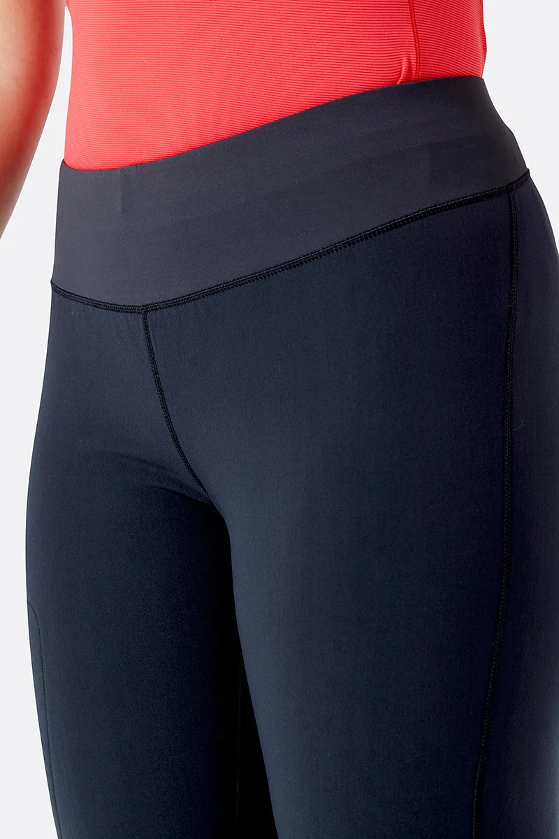 LEGGING COUPE-VENT POUR FEMME, RHOMBIC NOIR – Image 3