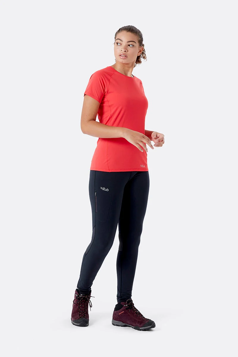 LEGGING COUPE-VENT POUR FEMME, RHOMBIC NOIR – Image 6