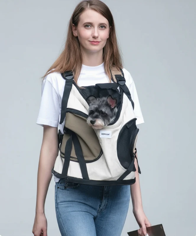 Sac A Dos En Toile Respirante Pour Petit Chien Et Chat – Image 5