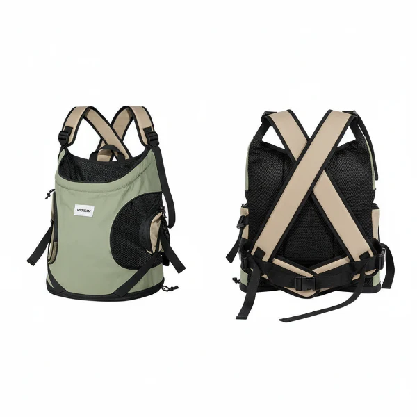 Sac A Dos En Toile Respirante Pour Petit Chien Et Chat