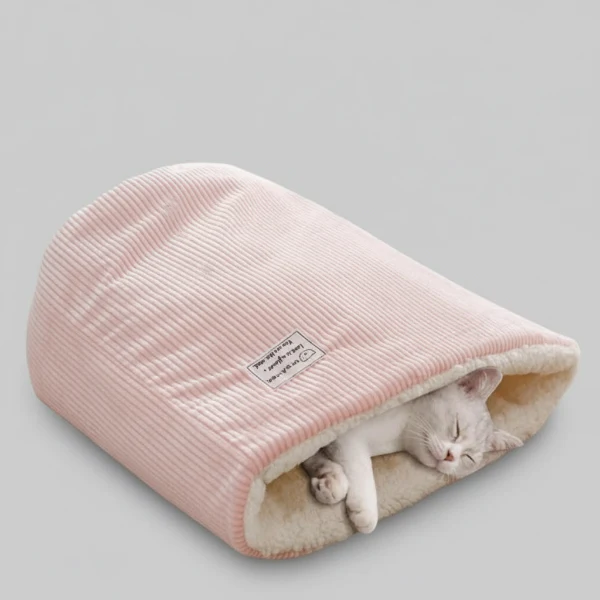Sac De Couchage Pour Chat En Velours