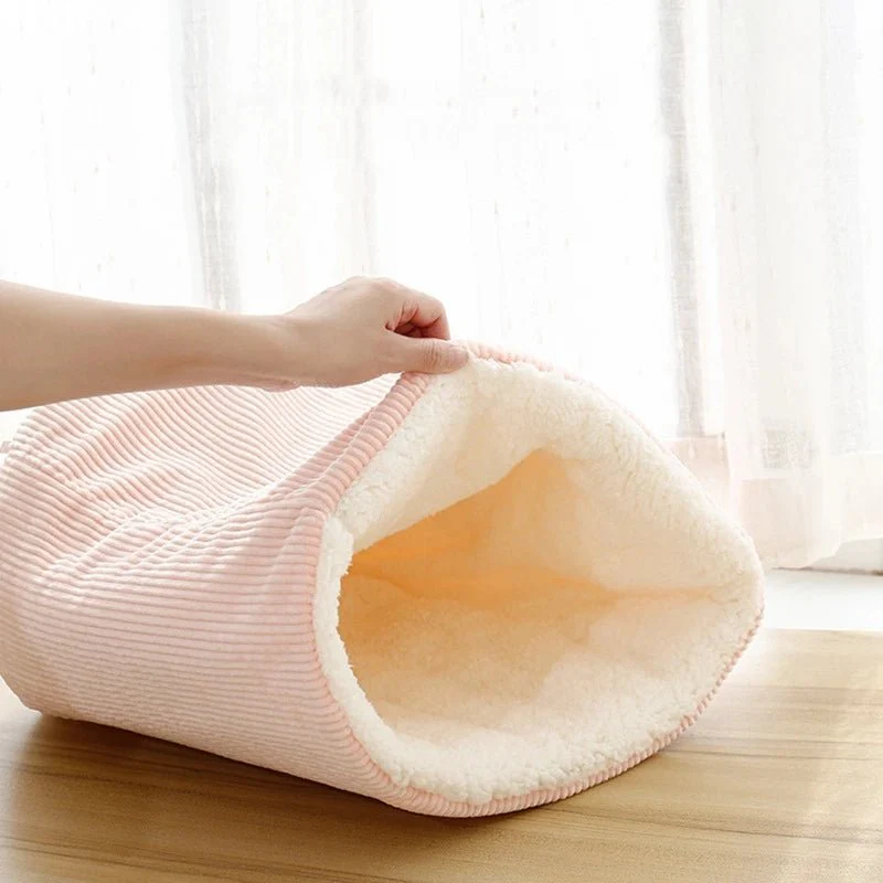 Sac De Couchage Pour Chat En Velours – Image 4