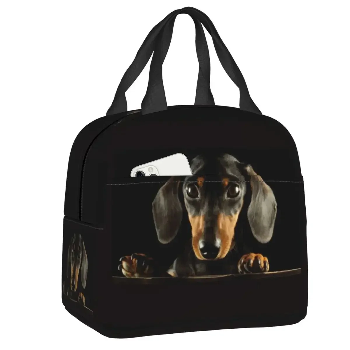 Sac Isotherme Teckel Oscar et Plume - Design Unique – Image 4