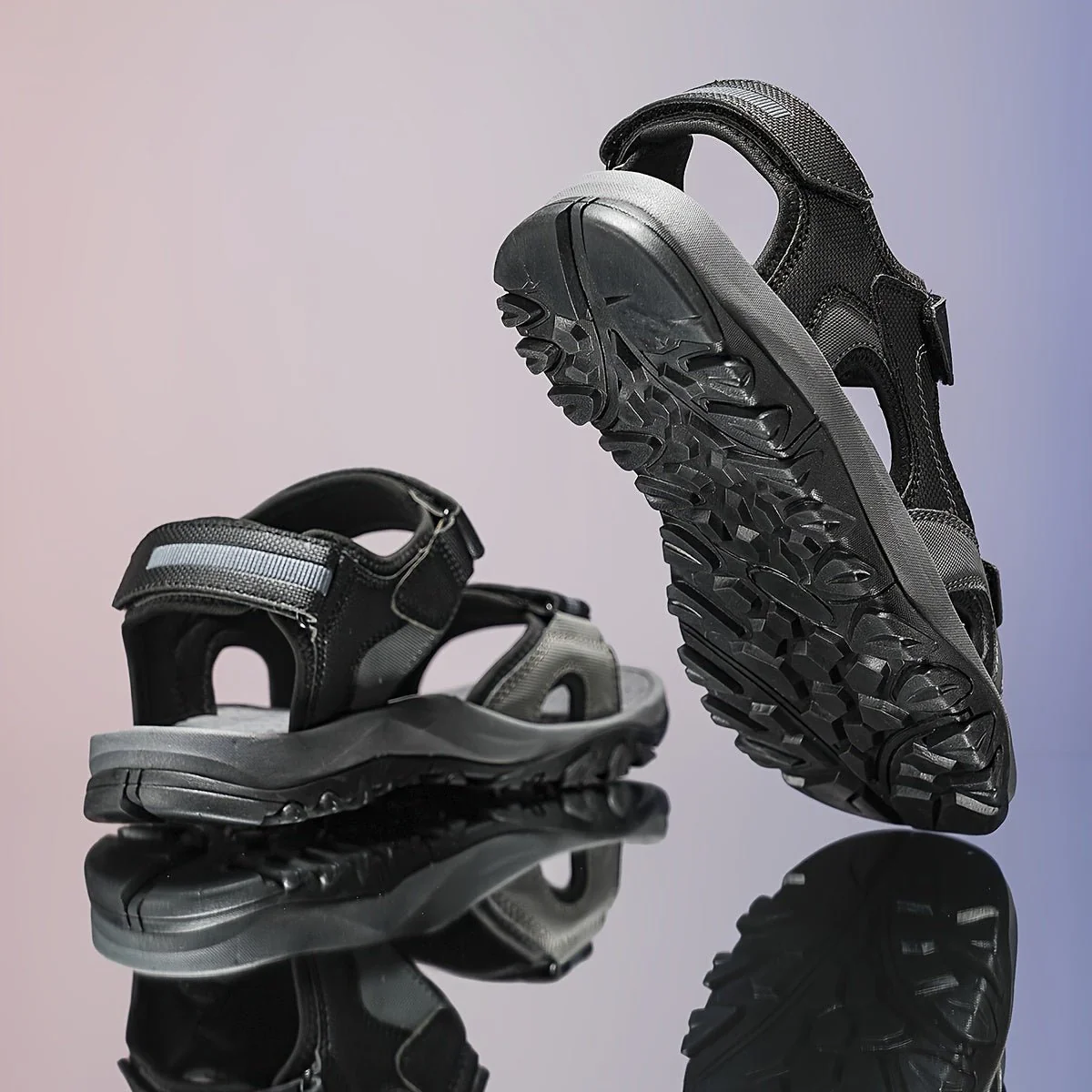 Sandales antidérapantes respirantes à scratch pour homme | Montelac – Image 5