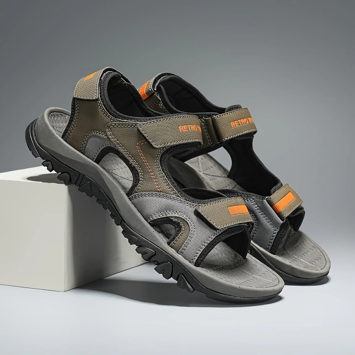 Sandales antidérapantes respirantes à scratch pour homme | Montelac – Image 4