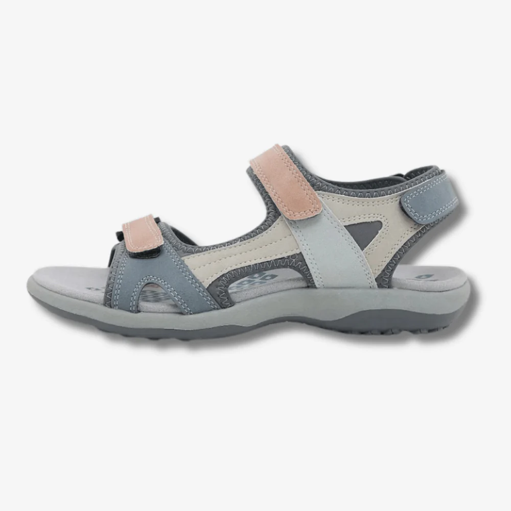 Sandales confort pour femme avec scratch et semelle antidérapante – Image 2