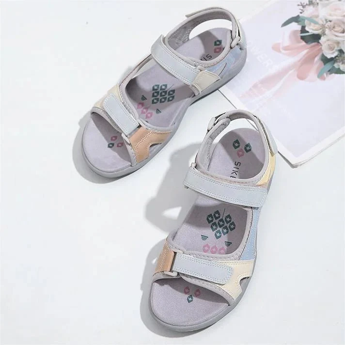 Sandales confort pour femme avec scratch et semelle antidérapante – Image 9