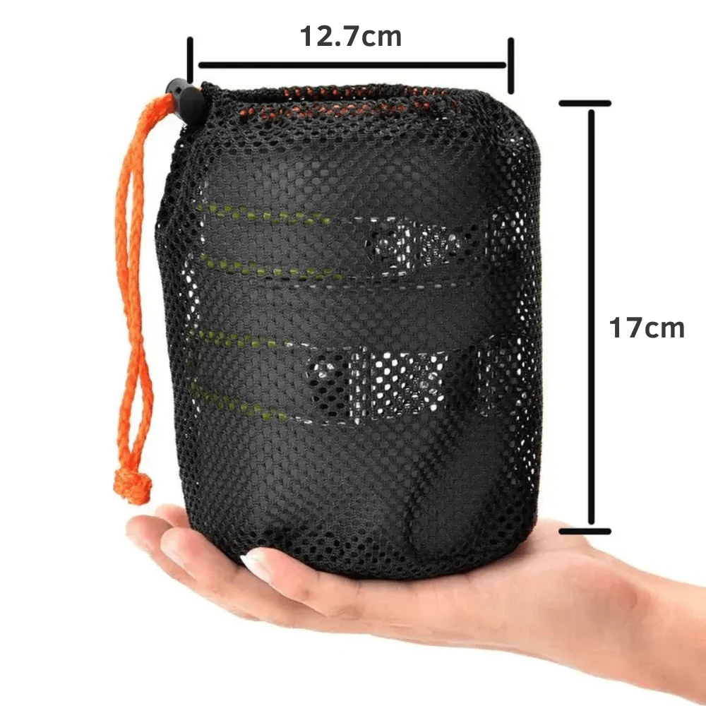 Set de cuisine de camping en aluminium - Léger et compact – Image 5