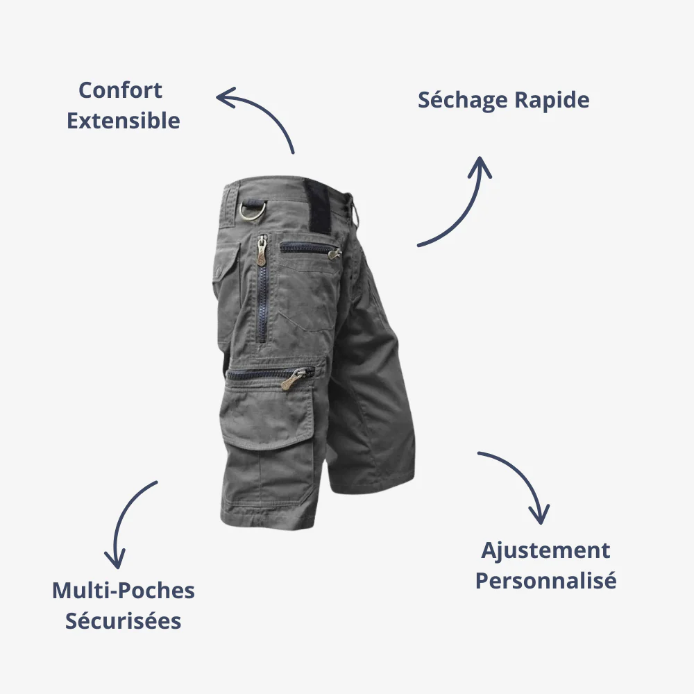 Short cargo extensible pour homme | Montelac – Image 5