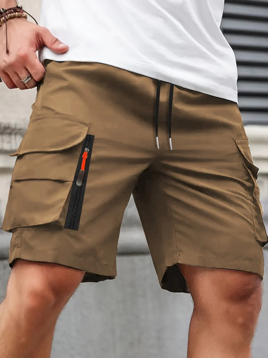 Short cargo léger à poches zippées pour homme | Montelac – Image 3