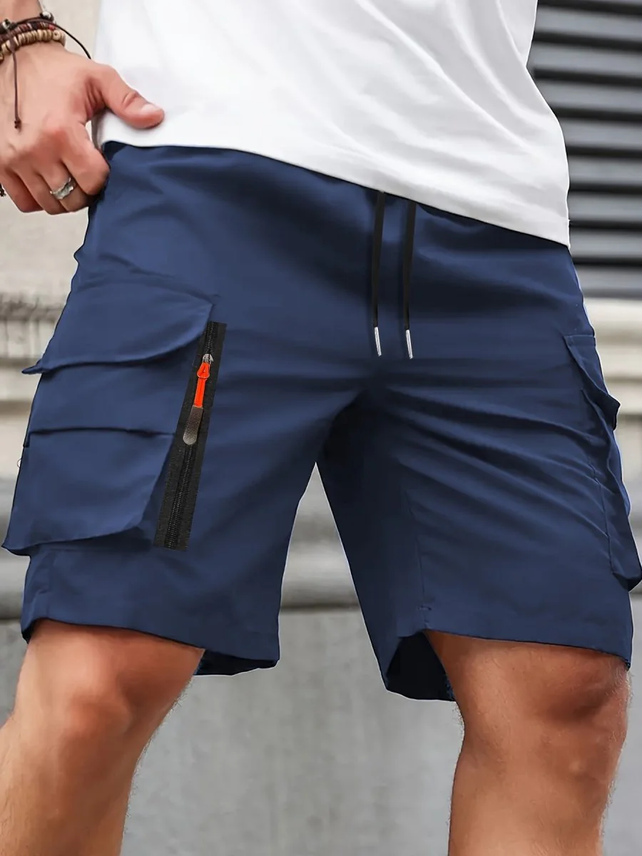 Short cargo léger à poches zippées pour homme | Montelac – Image 2