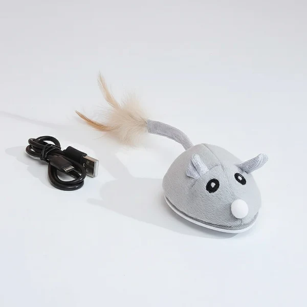 Souris Interactive Pour Chat Rechargeable USB