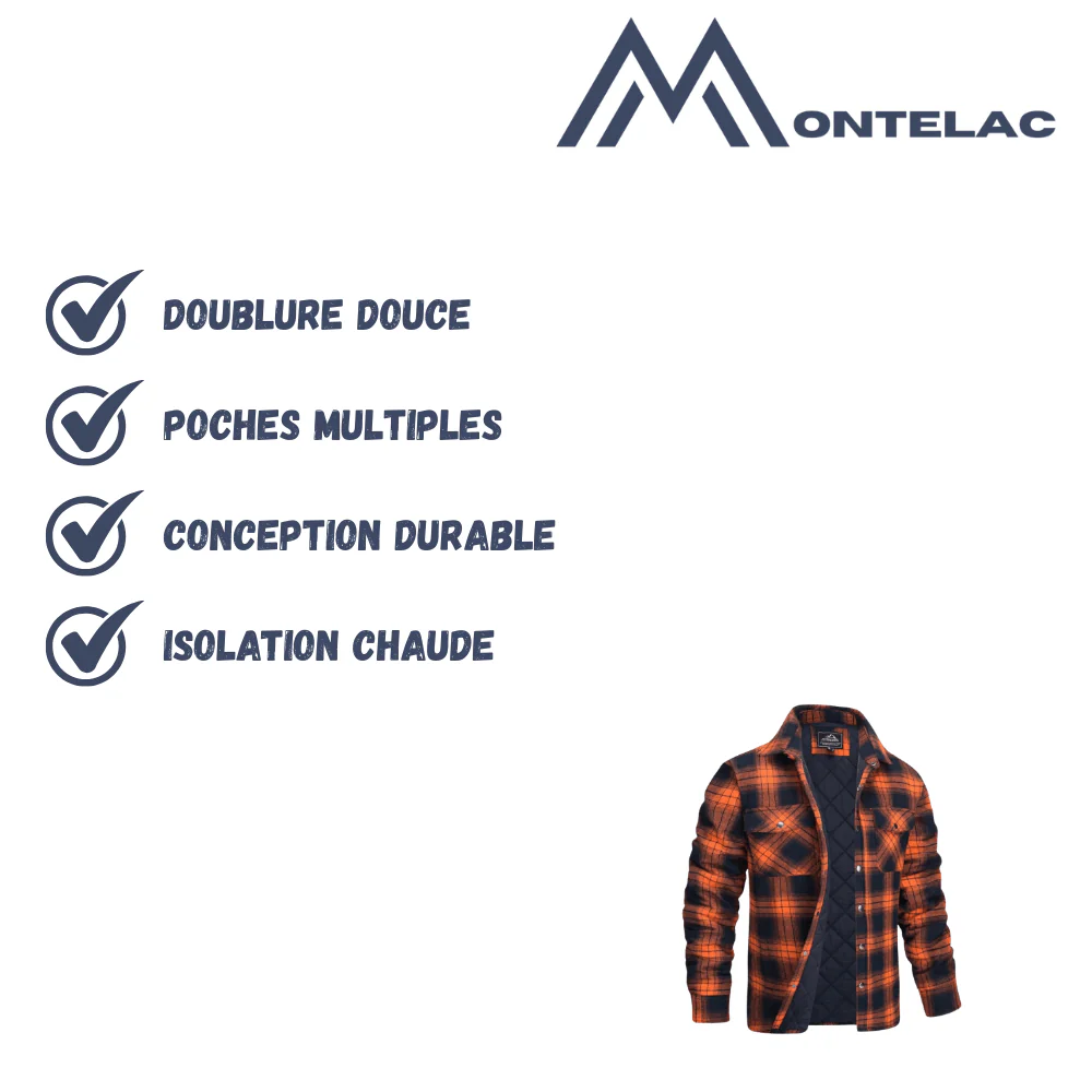 Surchemise d’extérieur isolante et résistante | Montelac – Image 2