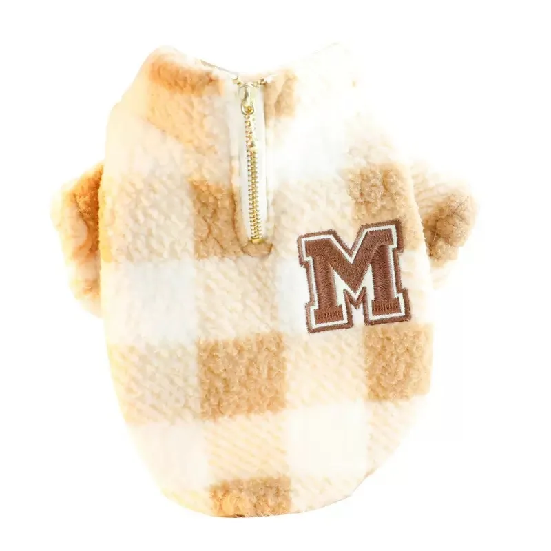 Sweat En Polaire A Carreaux Pour Teckel – Image 5