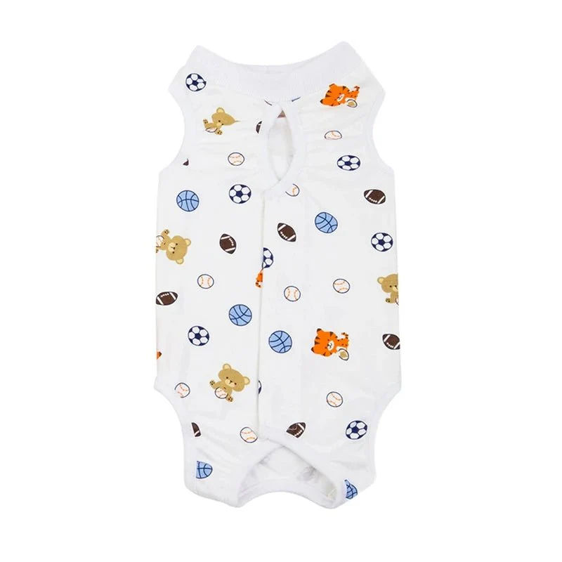 T-Shirt Post Opératoire Pour Chat - Motifs Colorés – Image 4