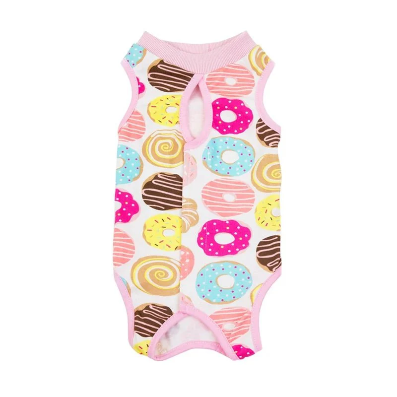 T-Shirt Post Opératoire Pour Chat - Motifs Colorés – Image 2