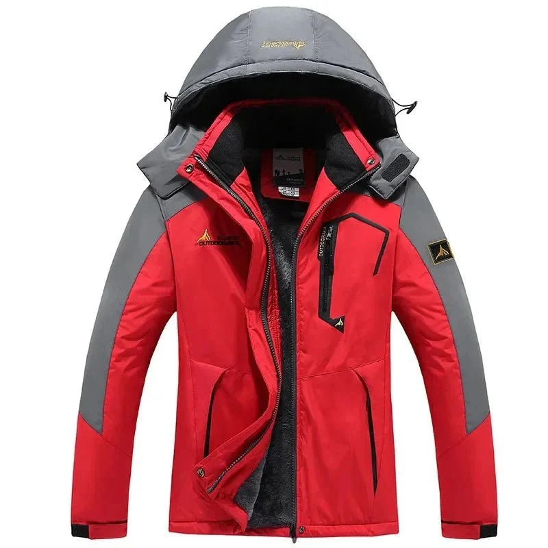 Veste à capuche homme coupe-vent doublée polaire respirante | Montelac – Image 8