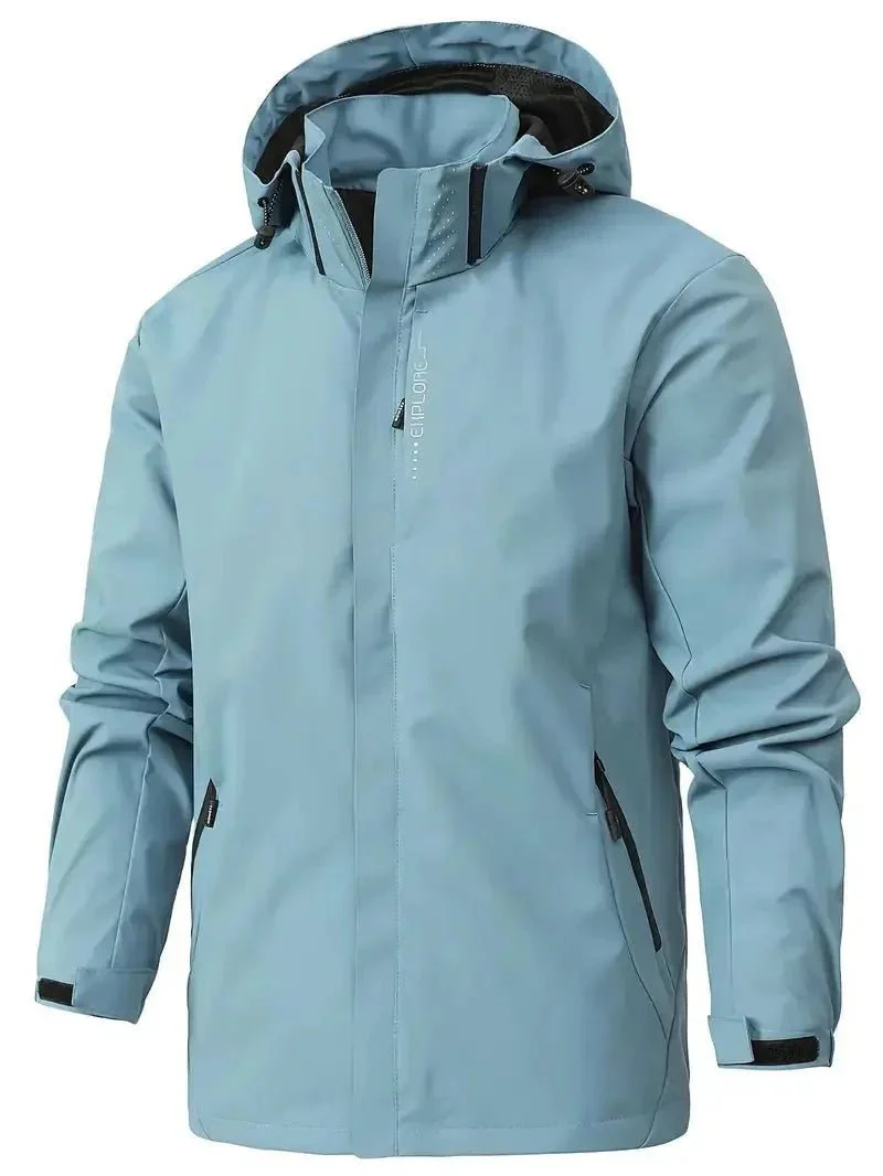 Veste imperméable coupe-vent légère unisexe – Image 7