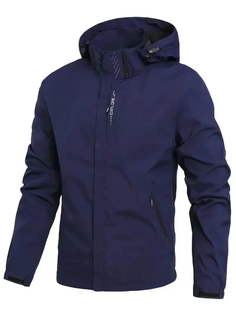 Veste imperméable coupe-vent légère unisexe – Image 6