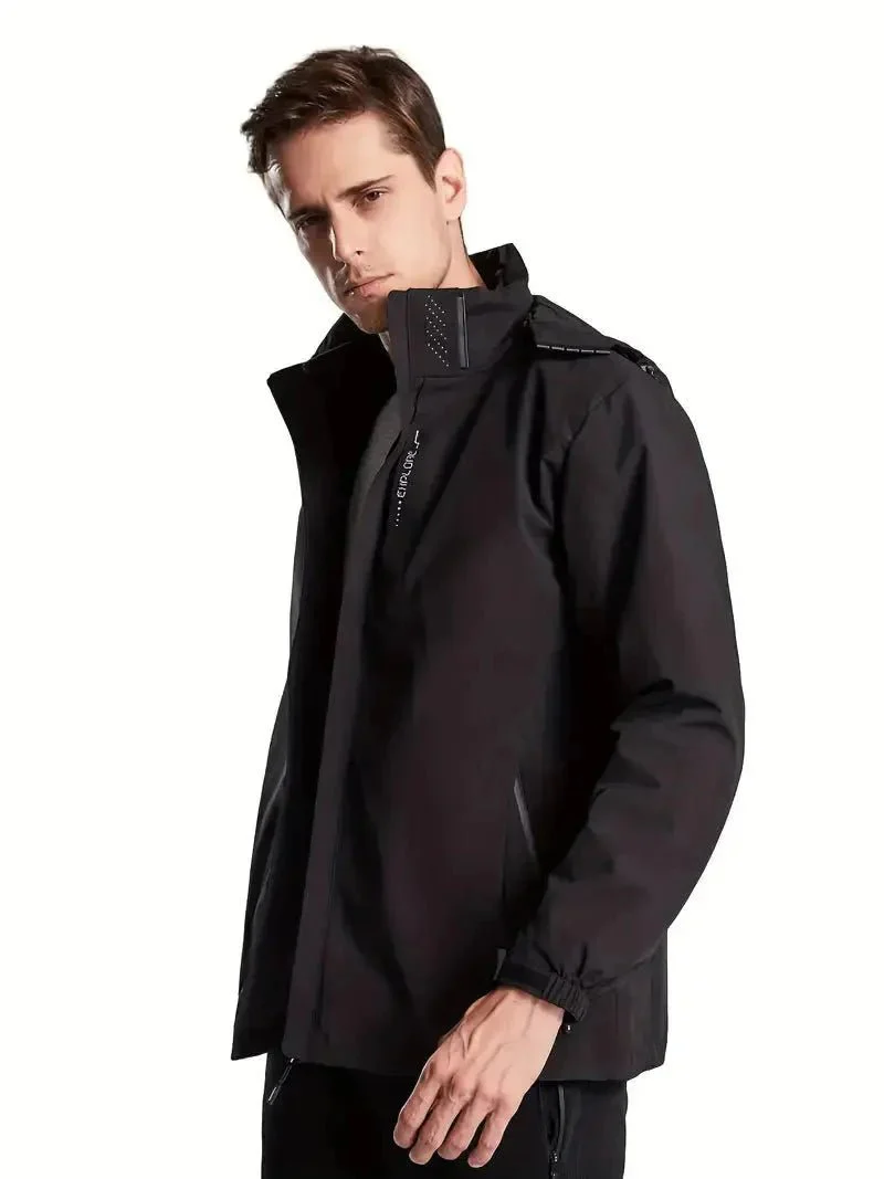 Veste imperméable coupe-vent légère unisexe – Image 2