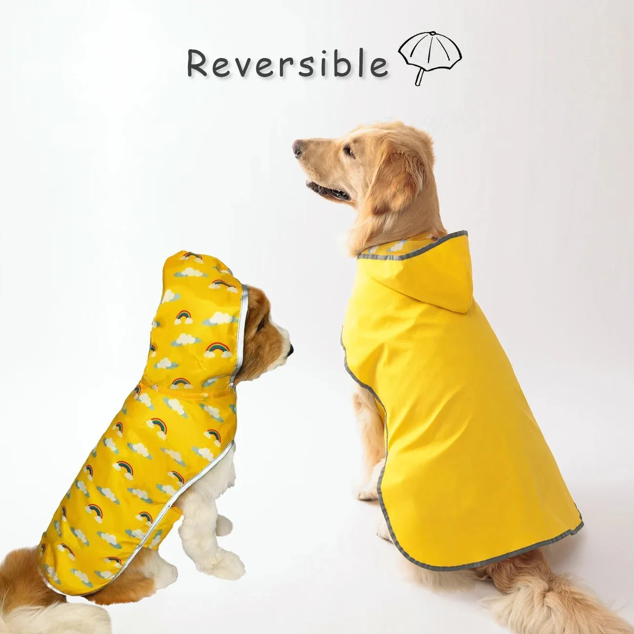 Veste Imperméable réversible pour chien - Les Bonnes Affaires – Image 2