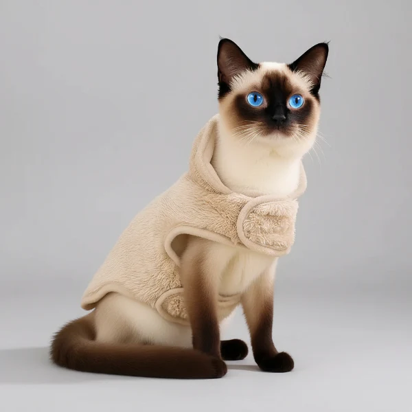 Veste Polaire Pour Chat Confort Et Doux – Image 2