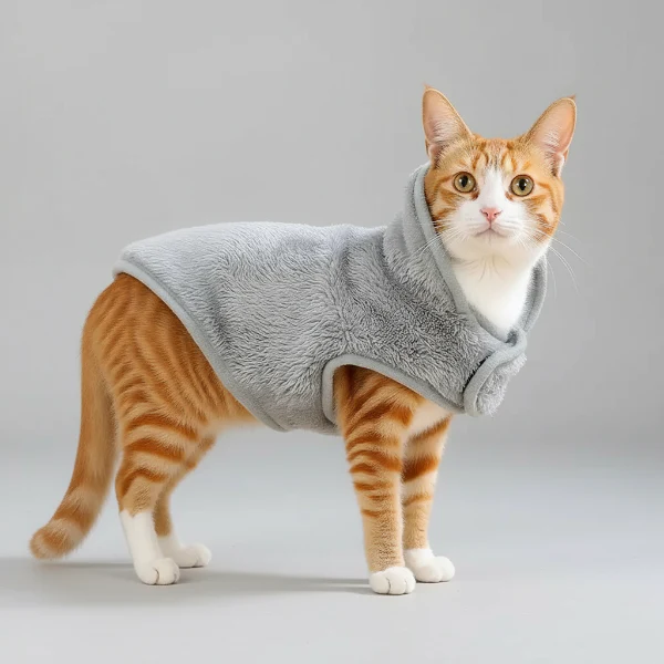 Veste Polaire Pour Chat Confort Et Doux – Image 3