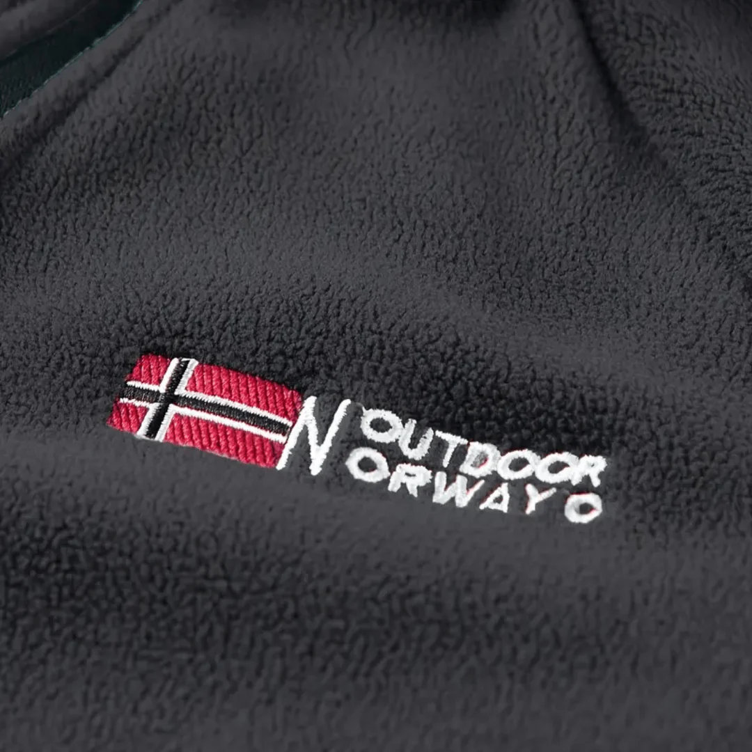 Veste polaire thermique demi-zip respirante pour homme | Montelac – Image 9