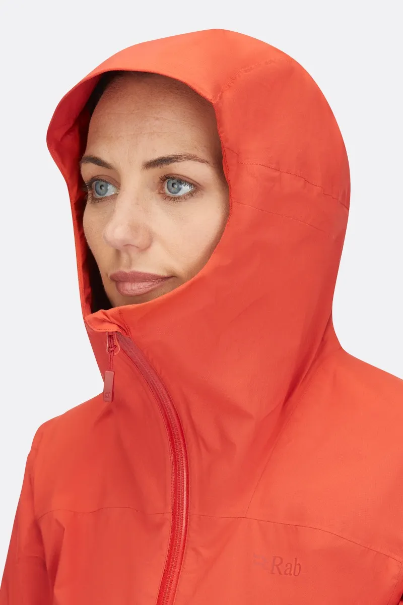 MANTEAU IMPERMÉABLE POUR FEMME, DOWNPOUR LIGHT ROUGE – Image 6