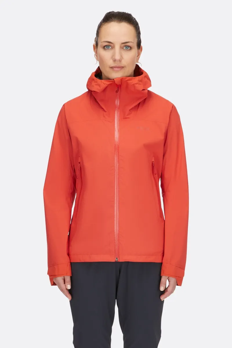 MANTEAU IMPERMÉABLE POUR FEMME, DOWNPOUR LIGHT ROUGE