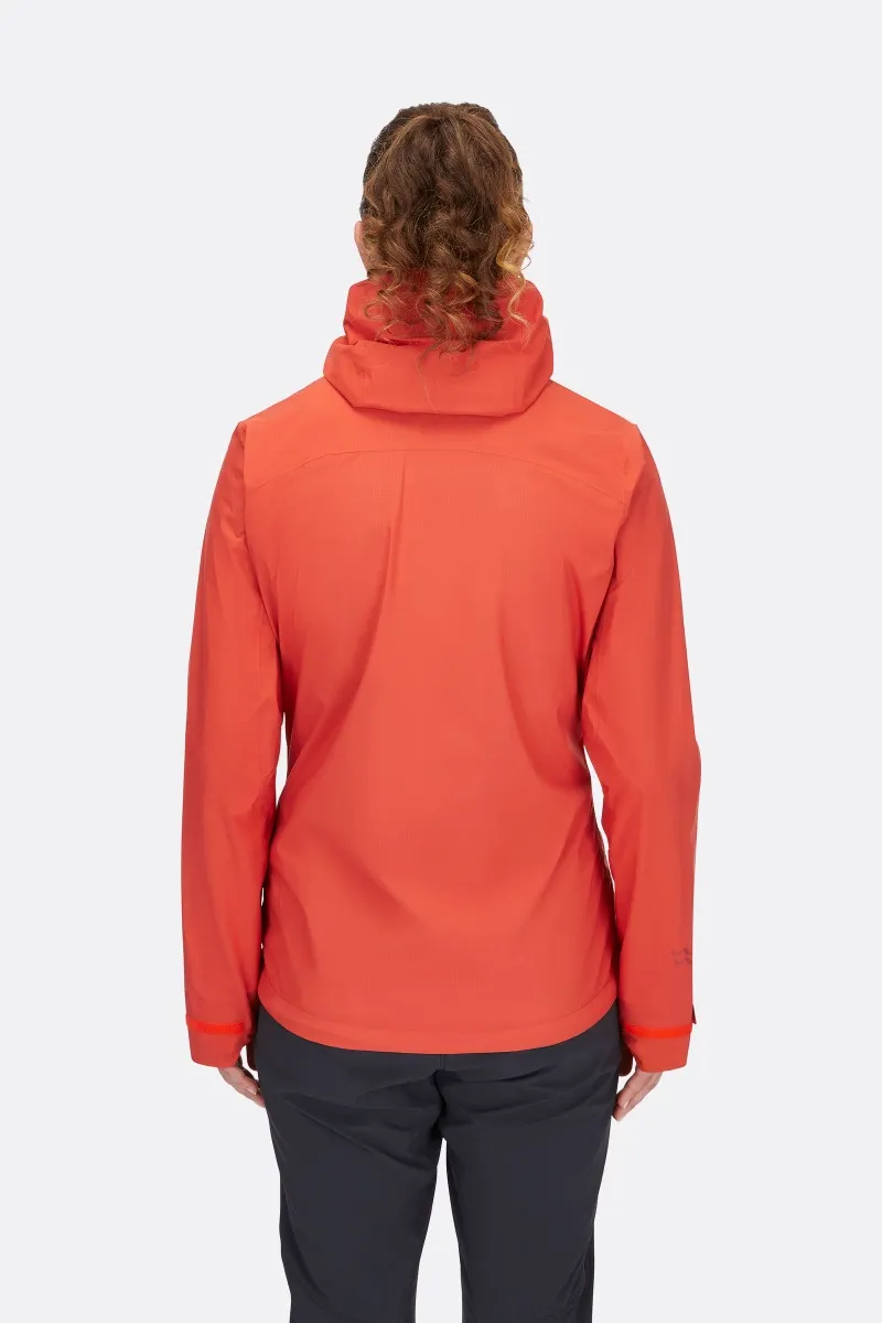 MANTEAU IMPERMÉABLE POUR FEMME, DOWNPOUR LIGHT ROUGE – Image 2