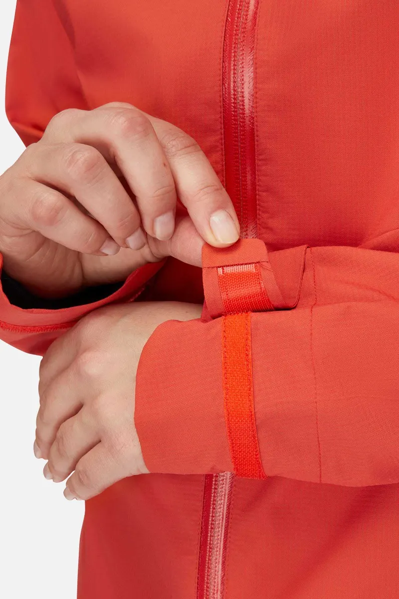 MANTEAU IMPERMÉABLE POUR FEMME, DOWNPOUR LIGHT ROUGE – Image 7